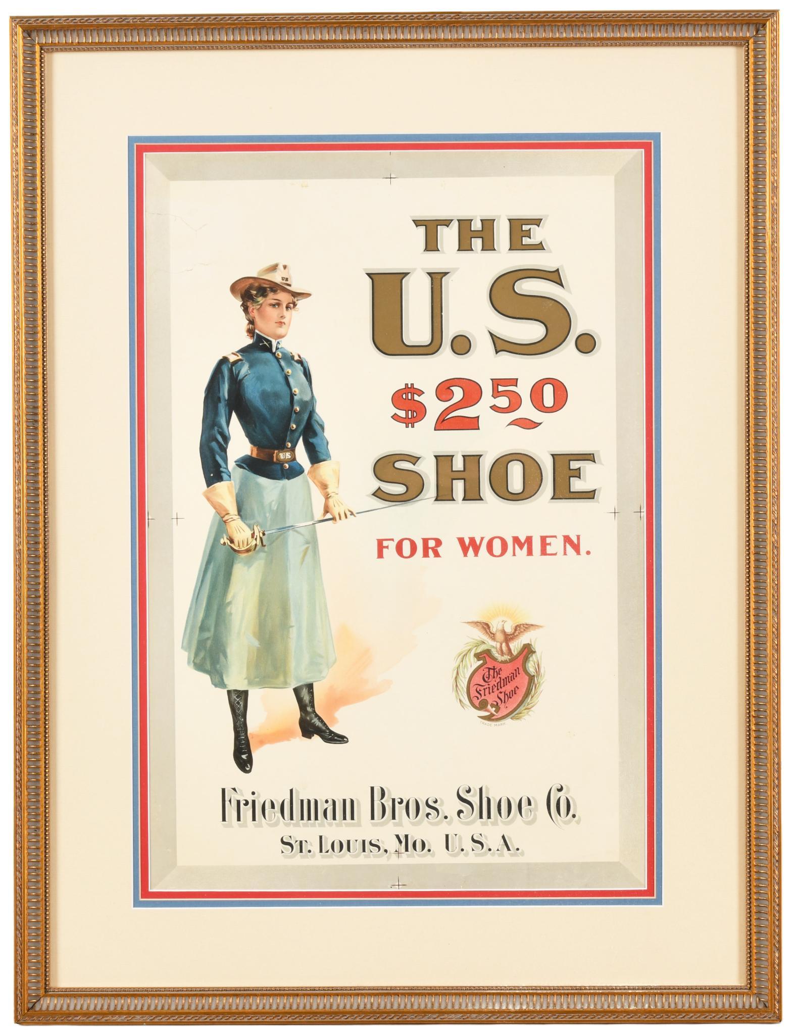 The U.S. Shoe For Women Framed Poster (1 of 2)