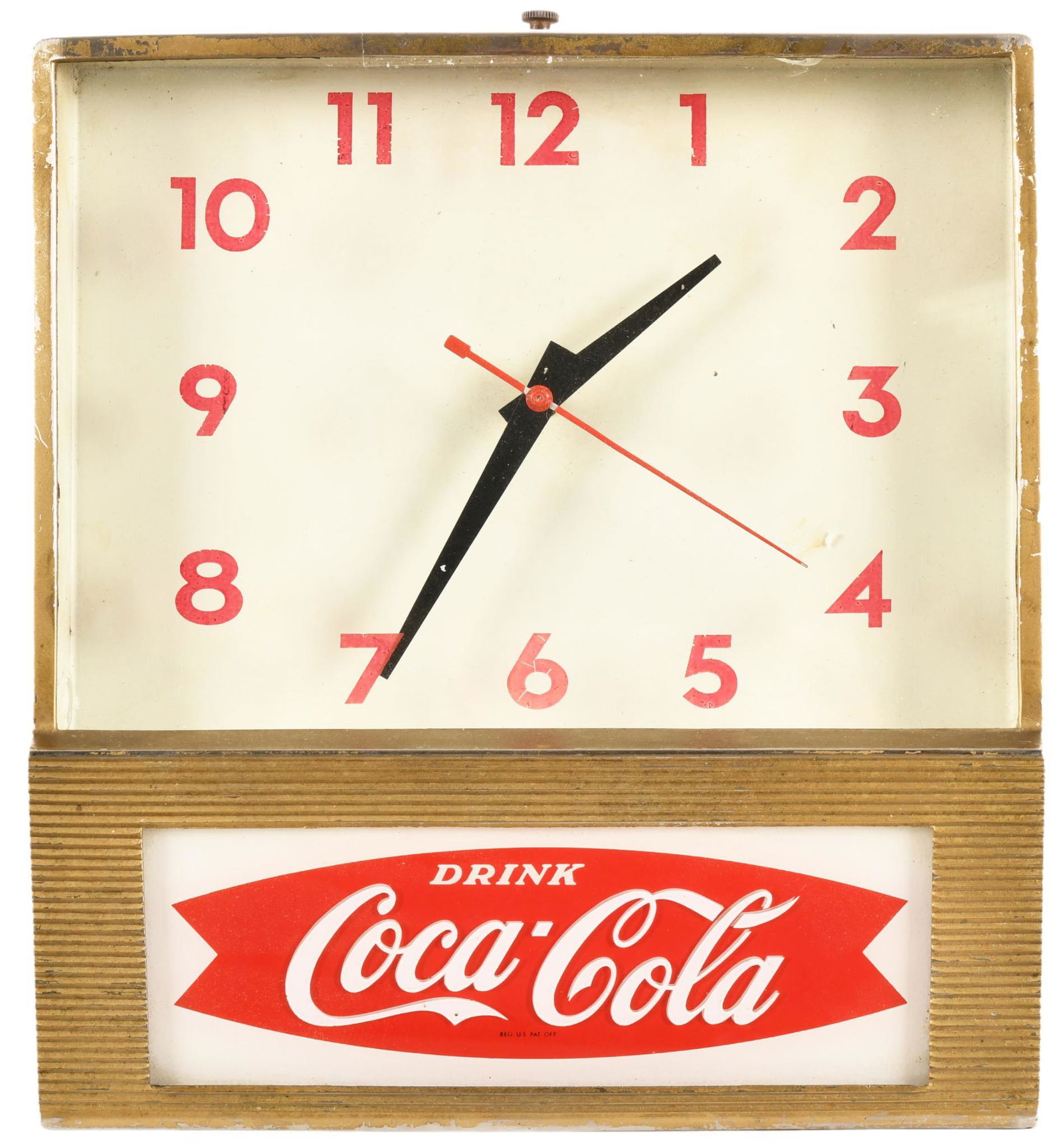 Drink Coca-Cola Lighted Clock (1 of 4)