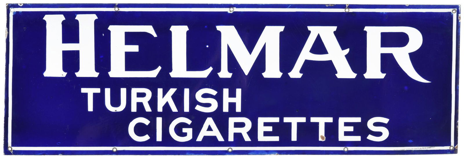 Helmar Turkish Cigarettes Horizontal Sign (1 of 2)
