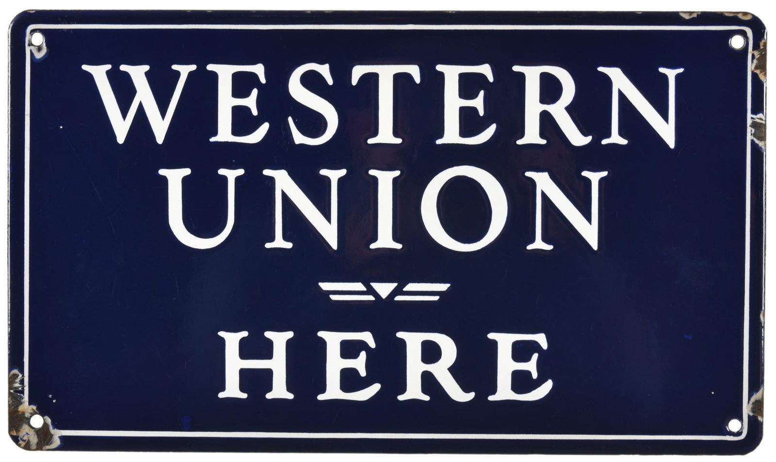 Western Union Here Sign (1 of 2)