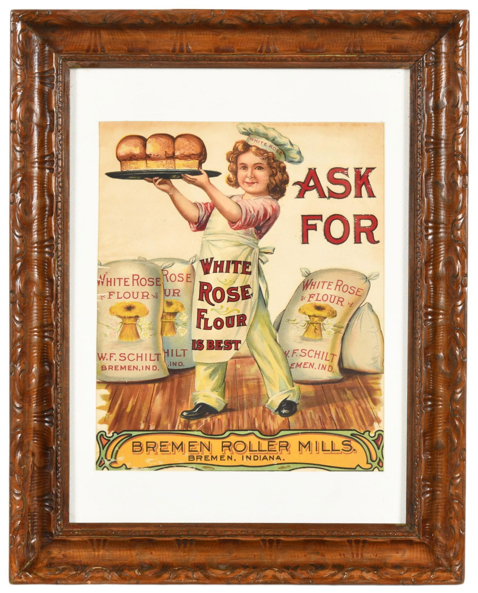 White Rose Flour Is Best Framed Advertisement (1 of 2)