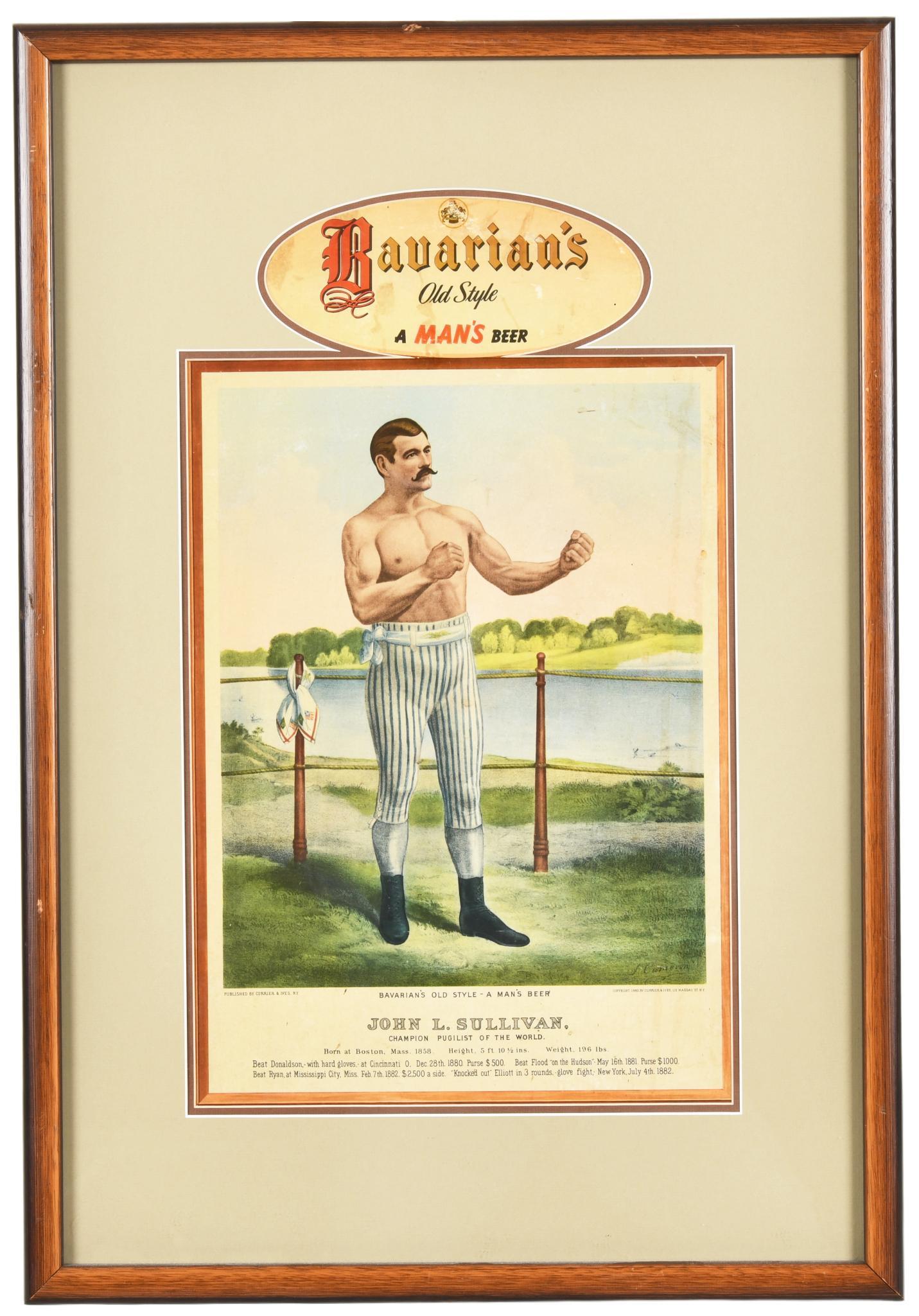 Bavarian's Old Style Beer Pugilist Poster (1 of 2)