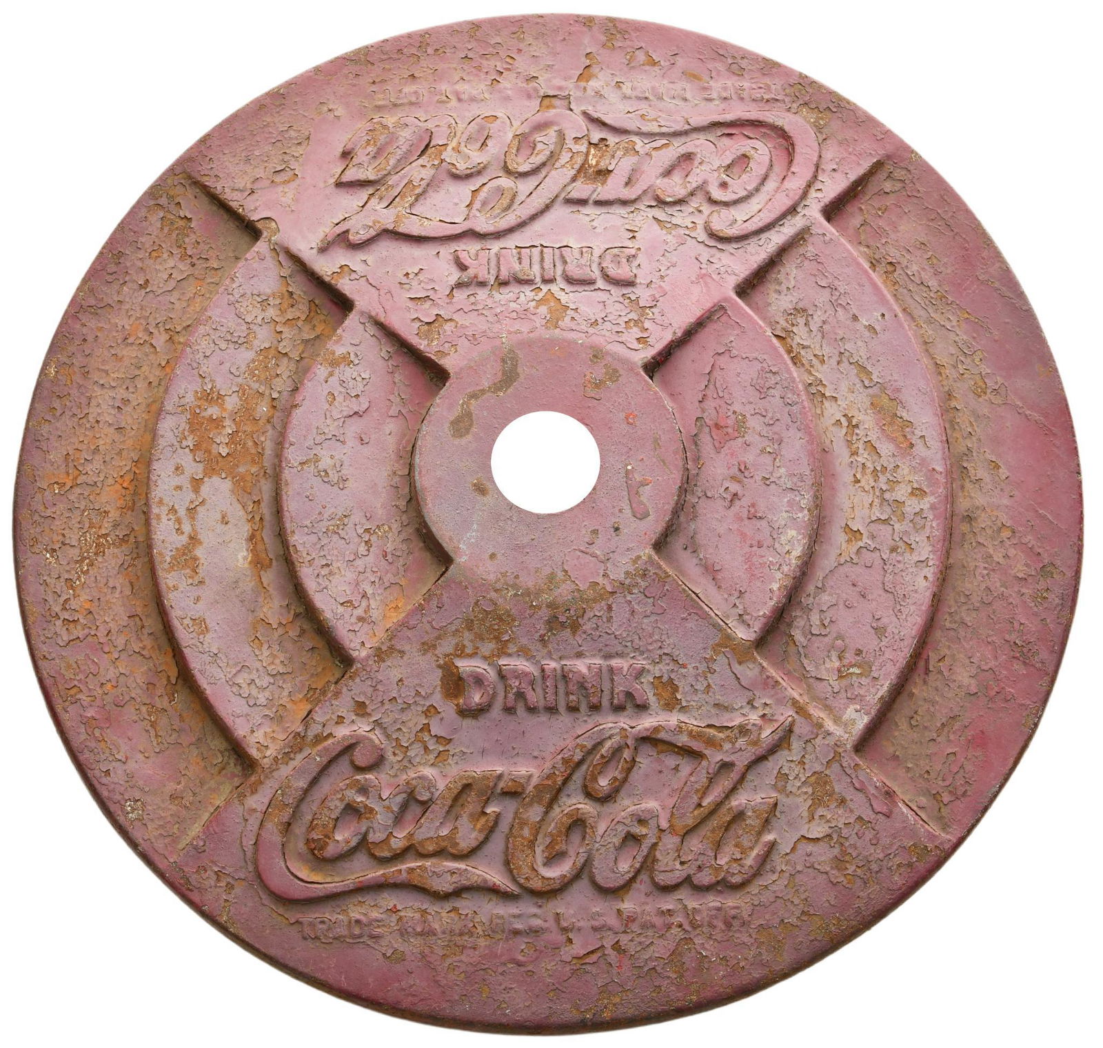 Drink  Coca-Cola Cast Irion Stepped Base (1 of 2)