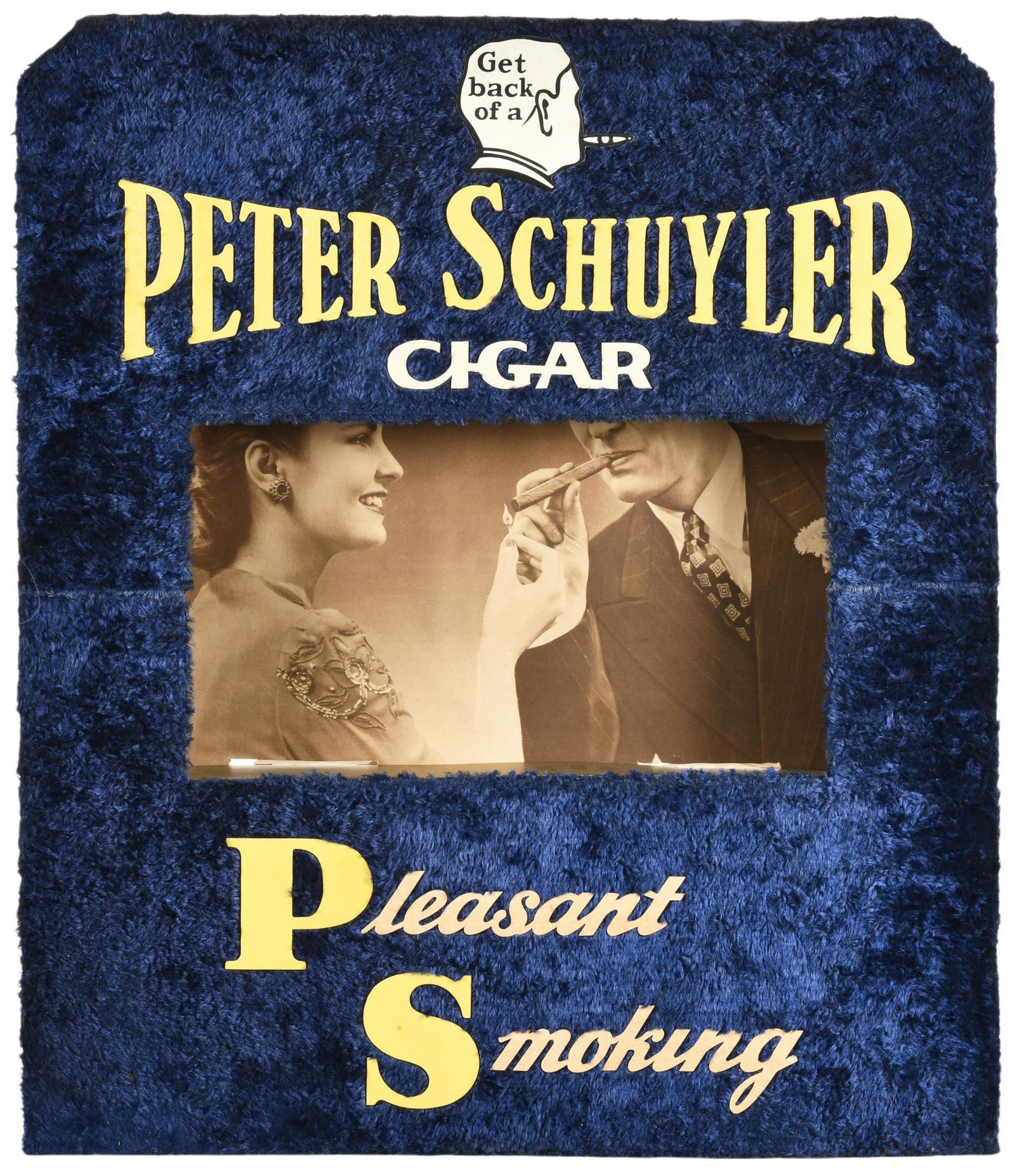 Peter Schuyler Countertop Cigar Advertisement (1 of 2)