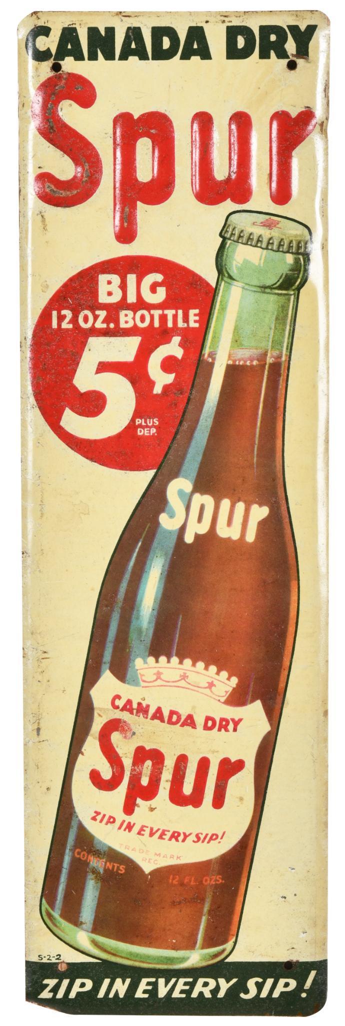 Canada Dry Spur Bottle Sign (1 of 2)