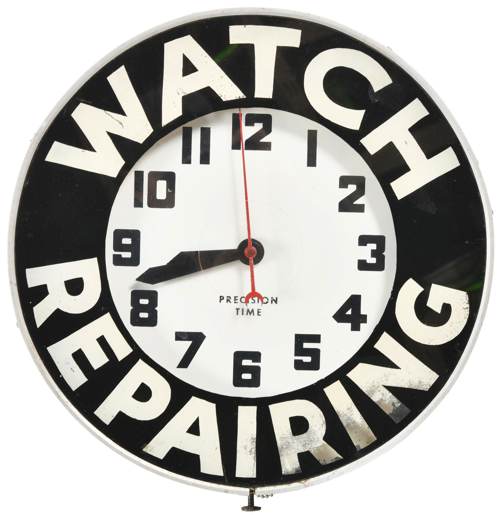 Watch Repairing Neon Clock (1 of 3)
