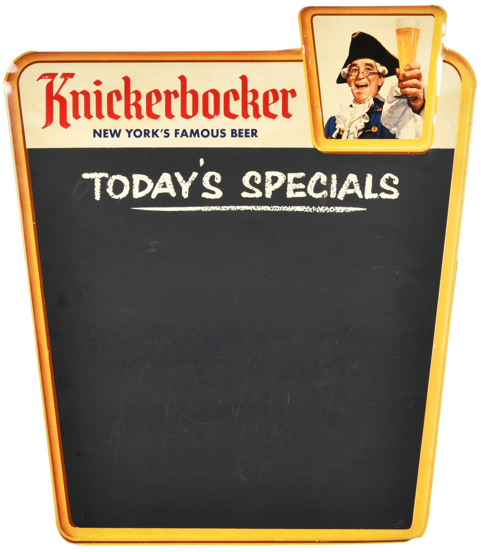 Knickerbocker Beer Chalkboard Menu Sign (1 of 2)
