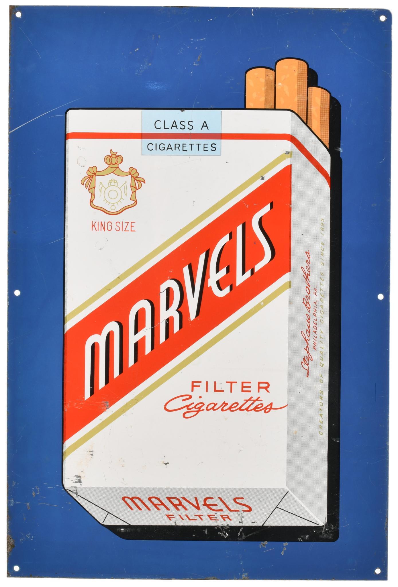 Marvels Cigarettes Vertical Sign (1 of 2)