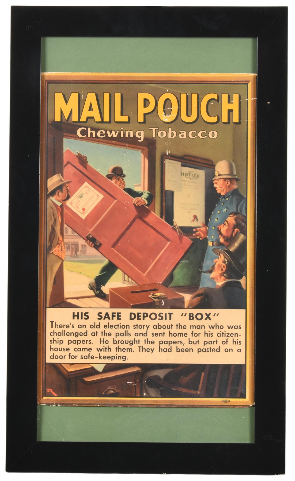 Mail Pouch Chewing Tobacco Framed Advertisement (1 of 2)