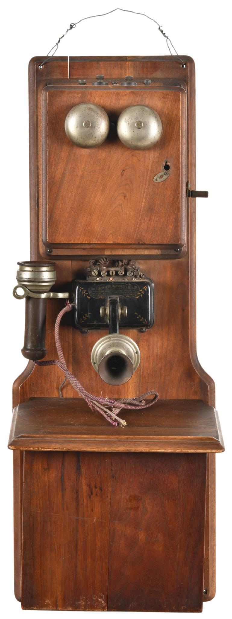 Stromberg Carlson Oak Wall Phone (1 of 5)