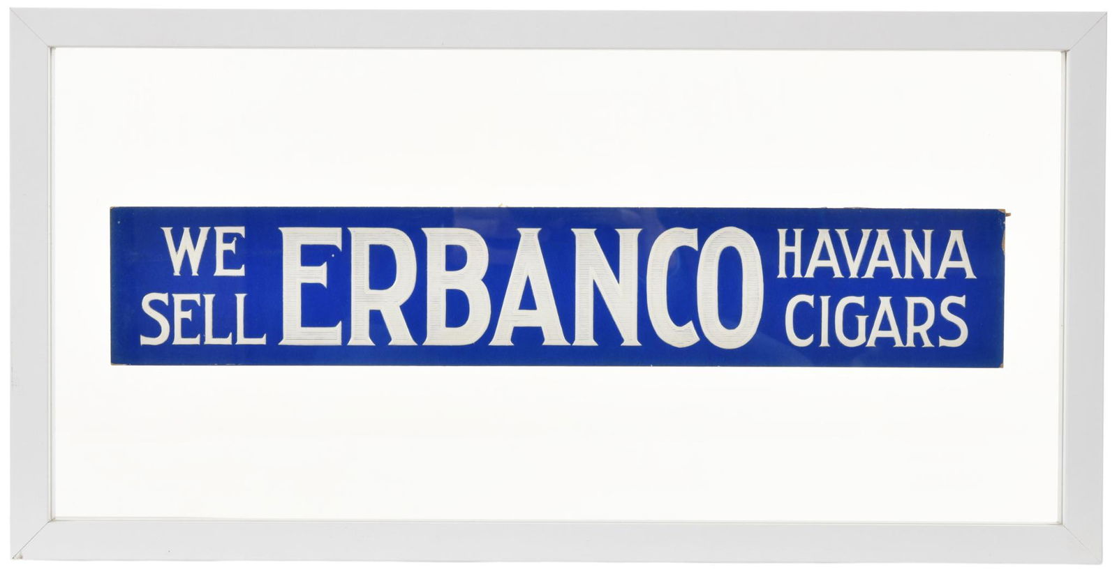 We Sell Erbanco Havana Cigars Framed Advertisement (1 of 2)