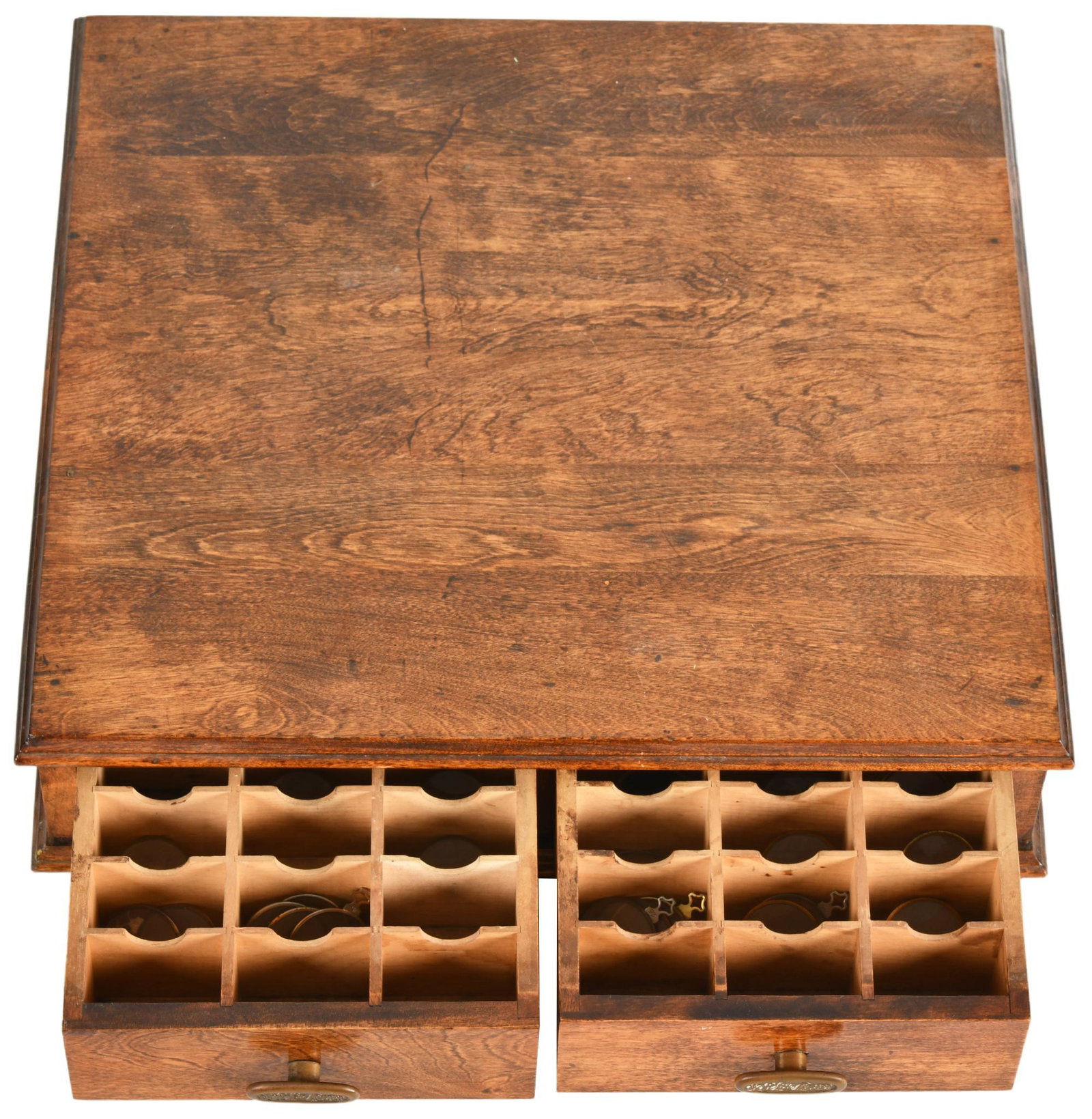 Early Ophthalmological Testing Lenses In Countertop Case (1 of 1)