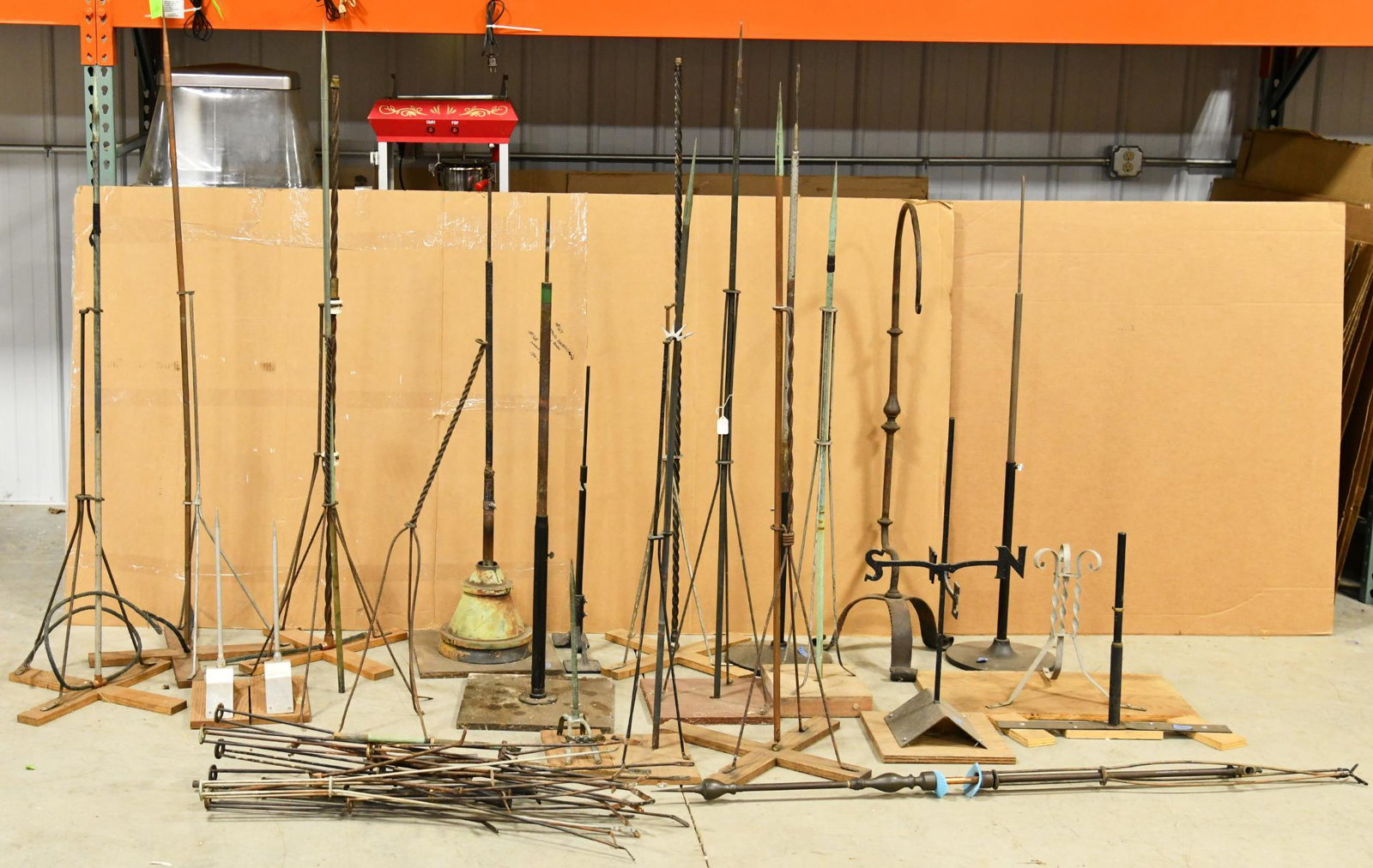 Lot Of Weathervane Parts & Rods (1 of 1)