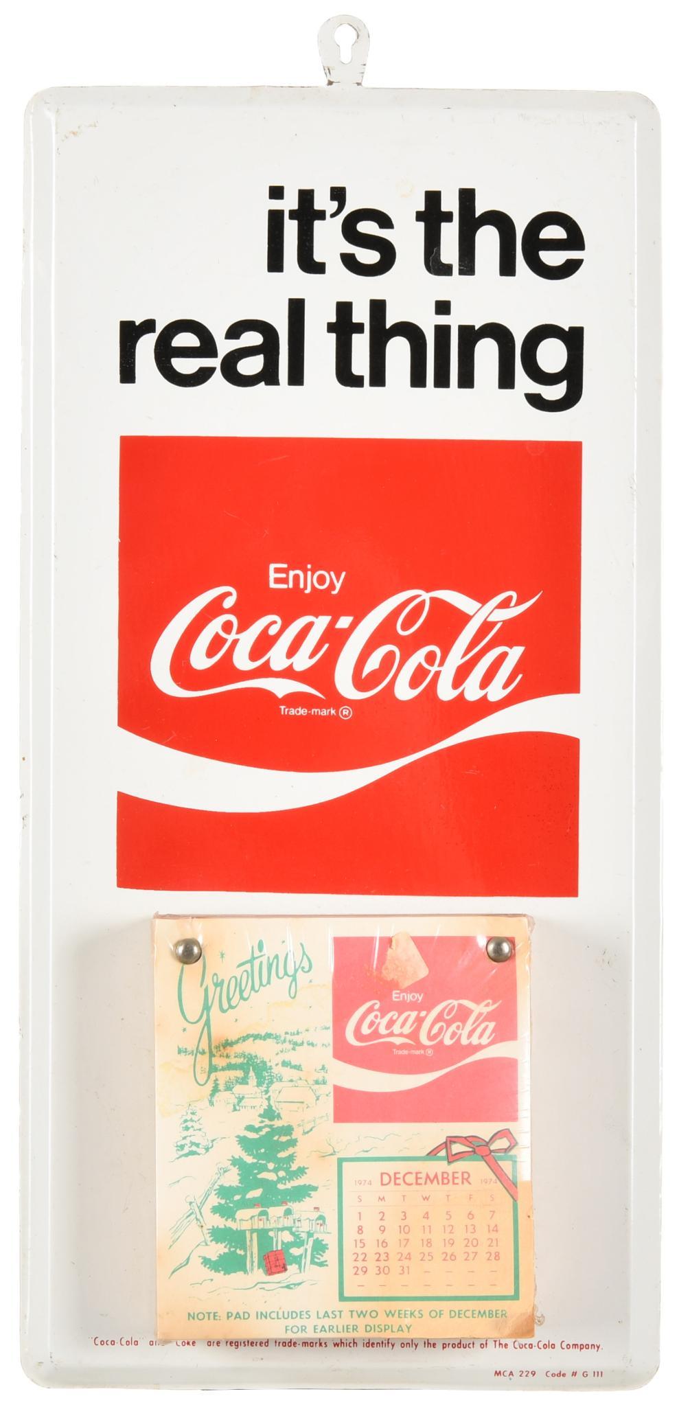 NOS 1974 Coca-Cola Calendar (1 of 2)