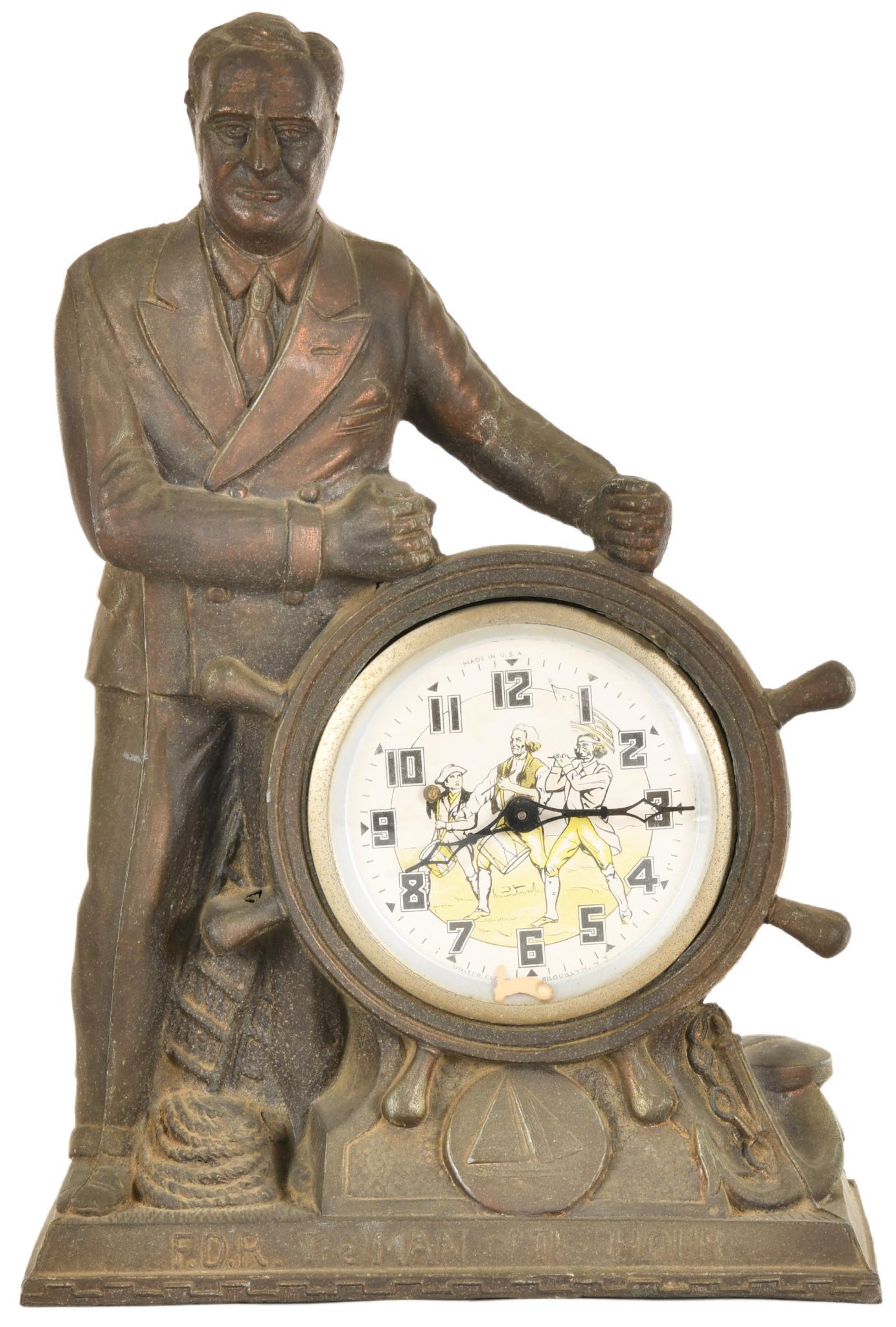 F.D.R. "The Man of the Hour" Clock (1 of 2)