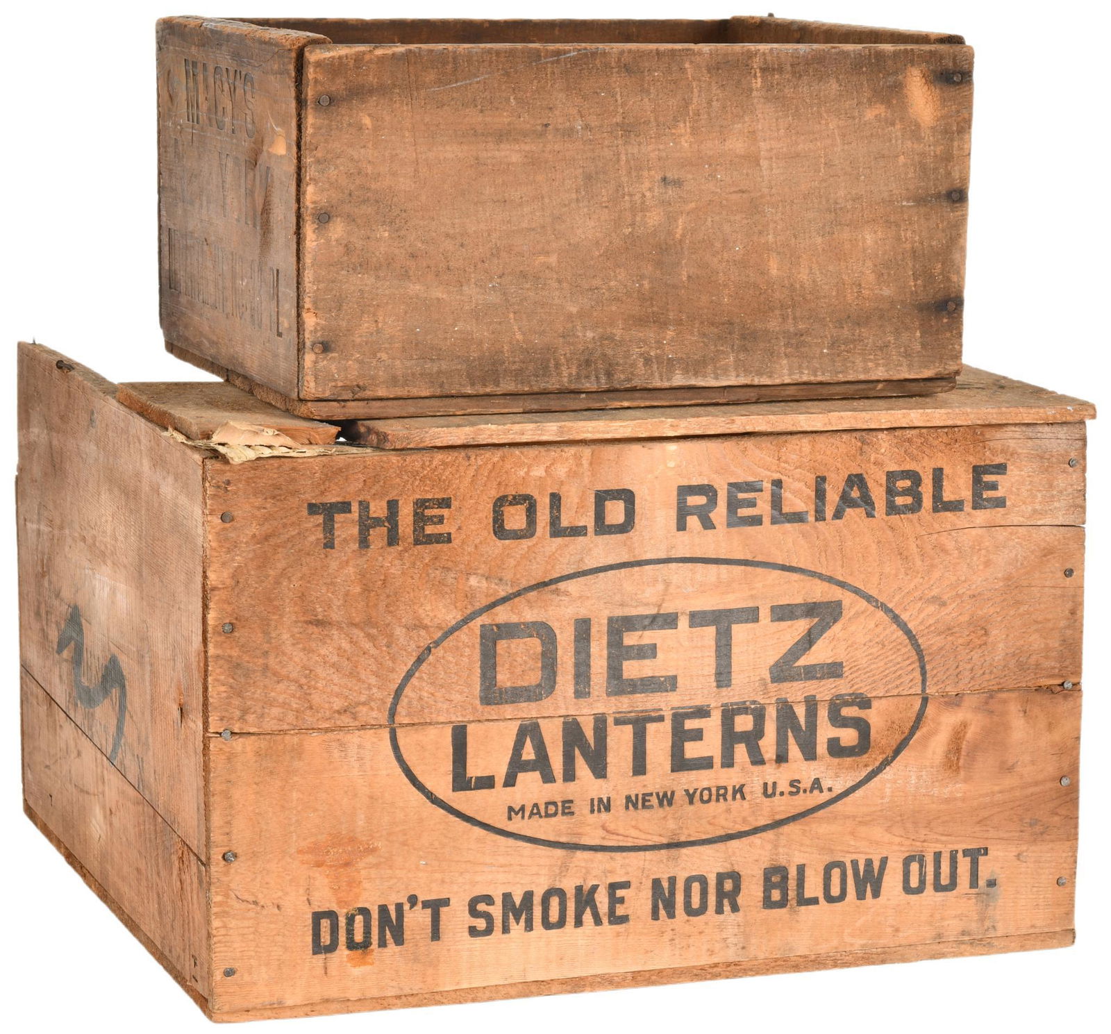 Lot Of 2 Crates Dietz & Lily White (1 of 2)