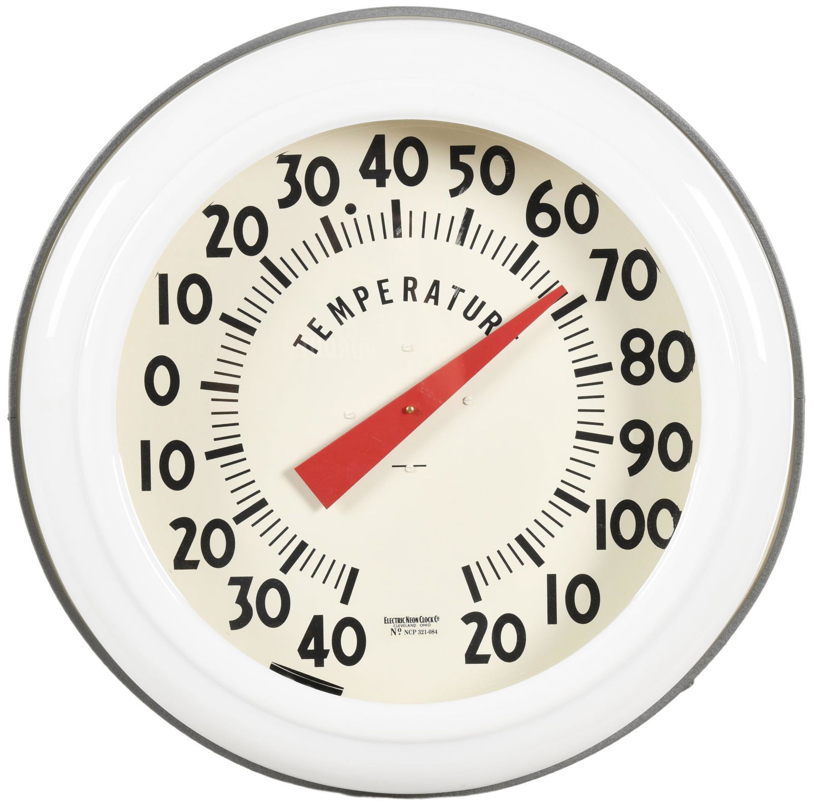 Contemporary Cleveland Neon Thermometer Nov 19, 2022 Route 32