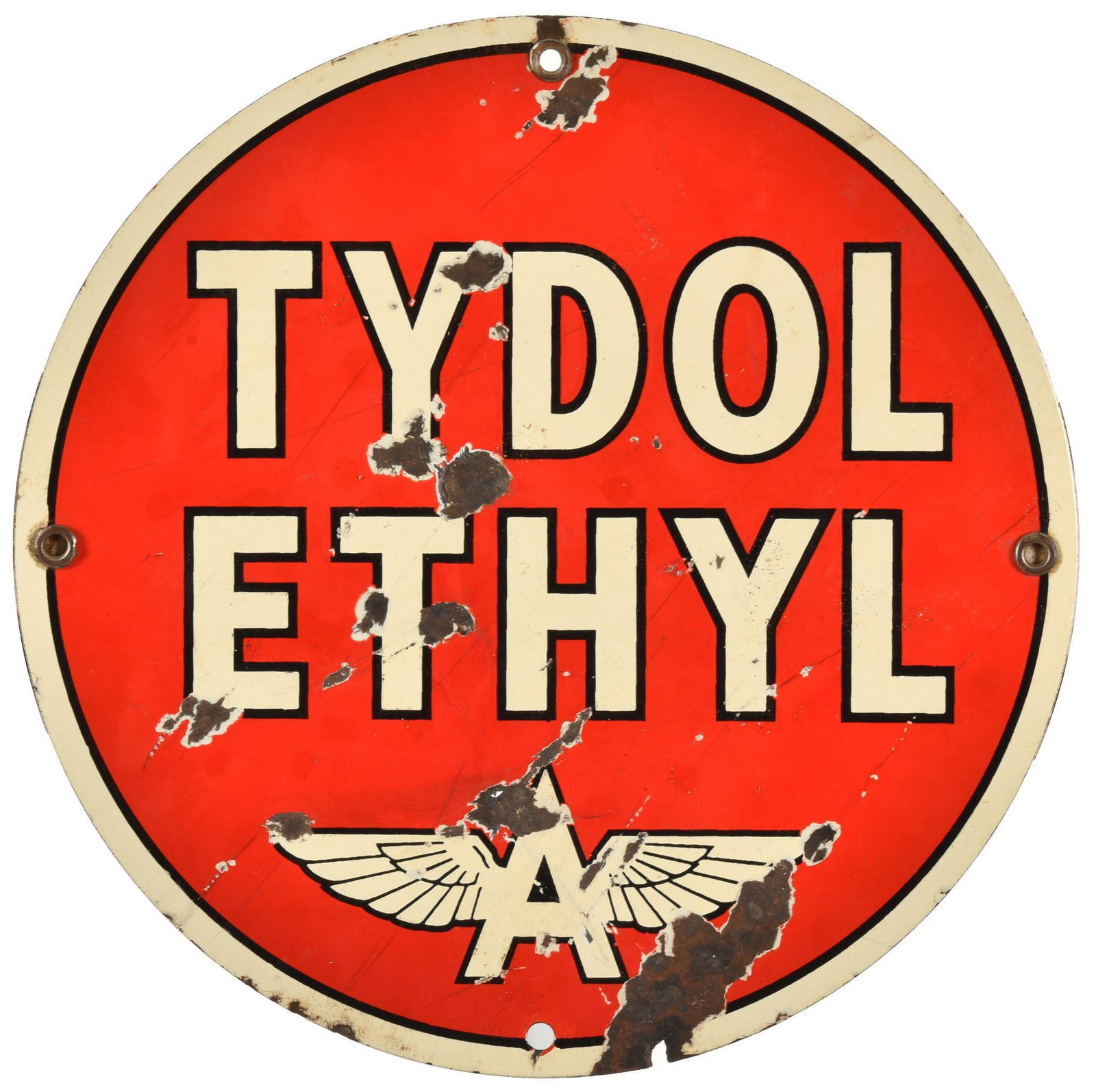 Tydol Ethyl Gas Pump Plate (1 of 2)