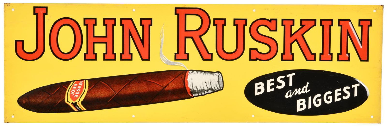 John Ruskin Cigar Sign (1 of 2)