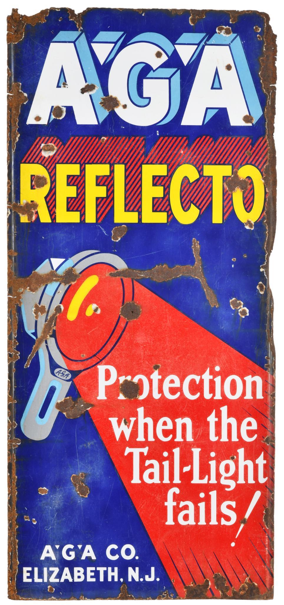 AGA Reflecto Automobile Lighthouse Sign (1 of 2)