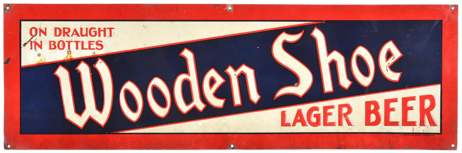 Wooden Shoe Lager Beer Sign (1 of 2)