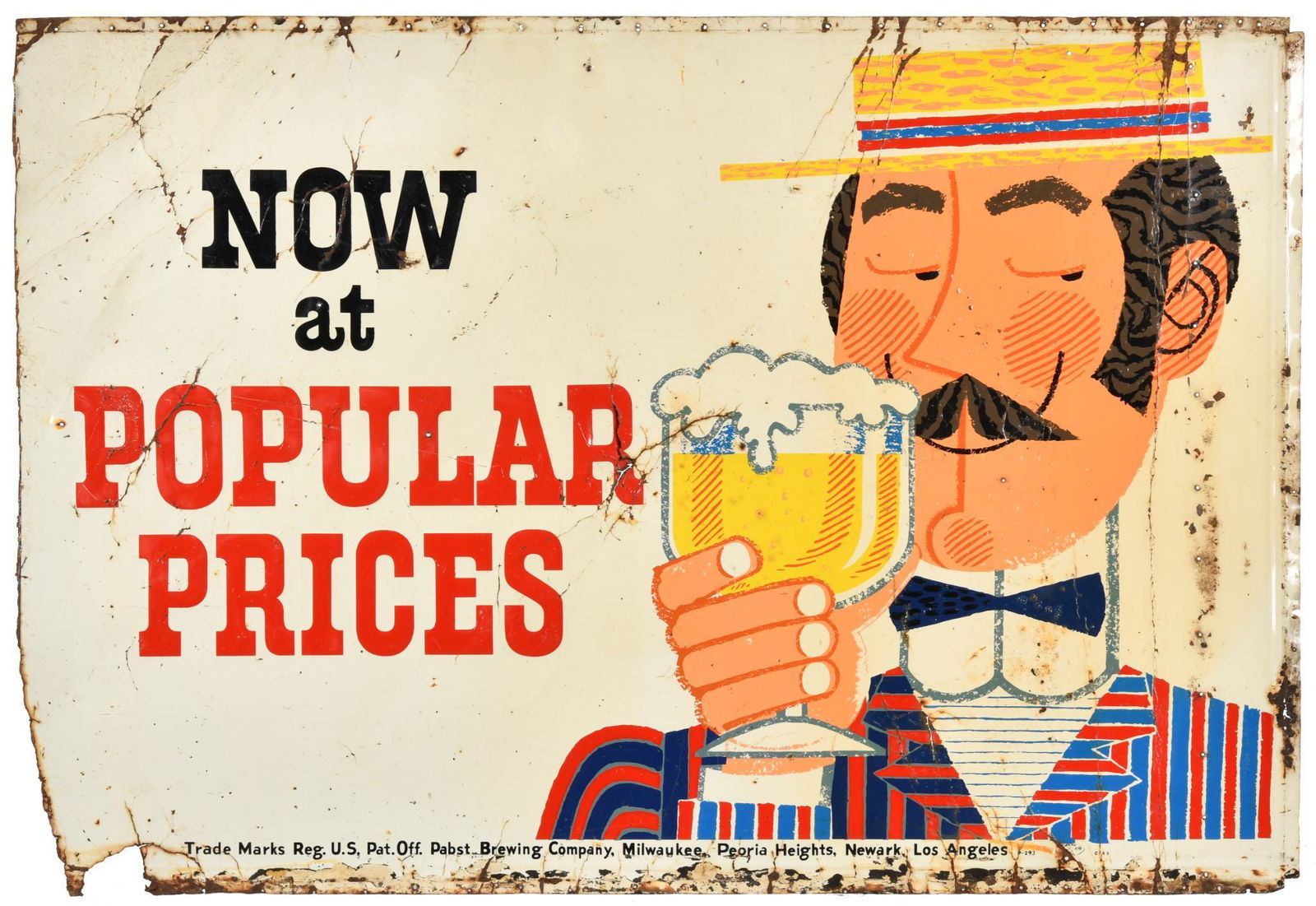 Large Pabst Beer Sign (1 of 2)