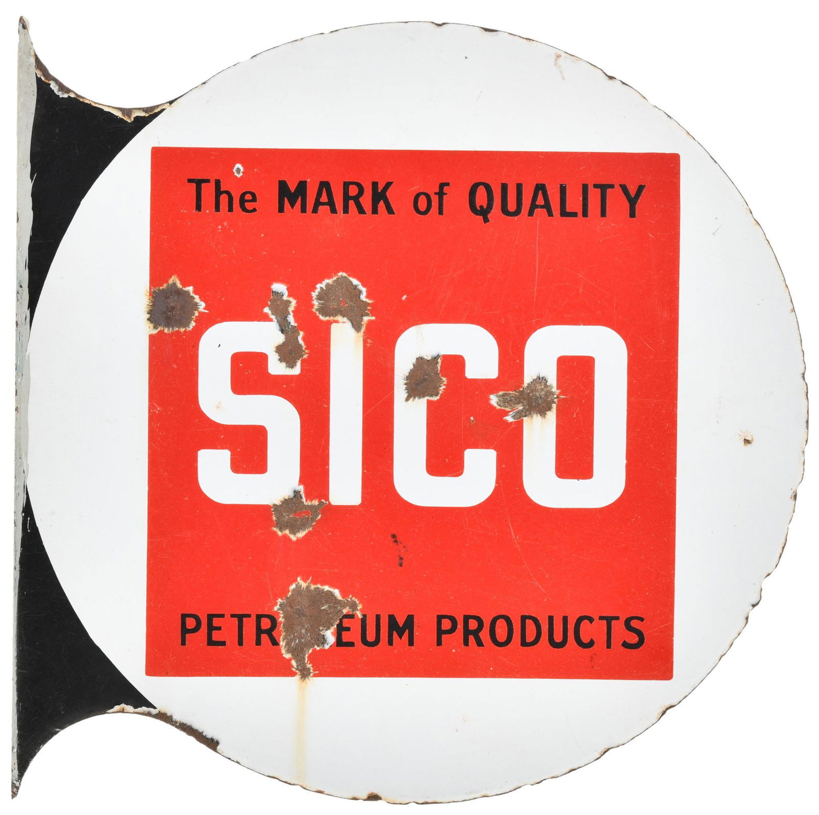 Sico Petroleum Products Die Cut Flange Sign (1 of 2)