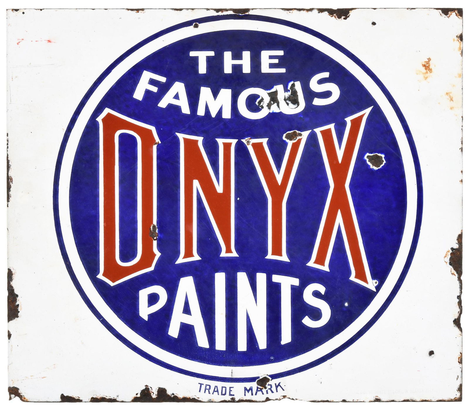 The Famous Onyx Paints Flange Sign (1 of 2)