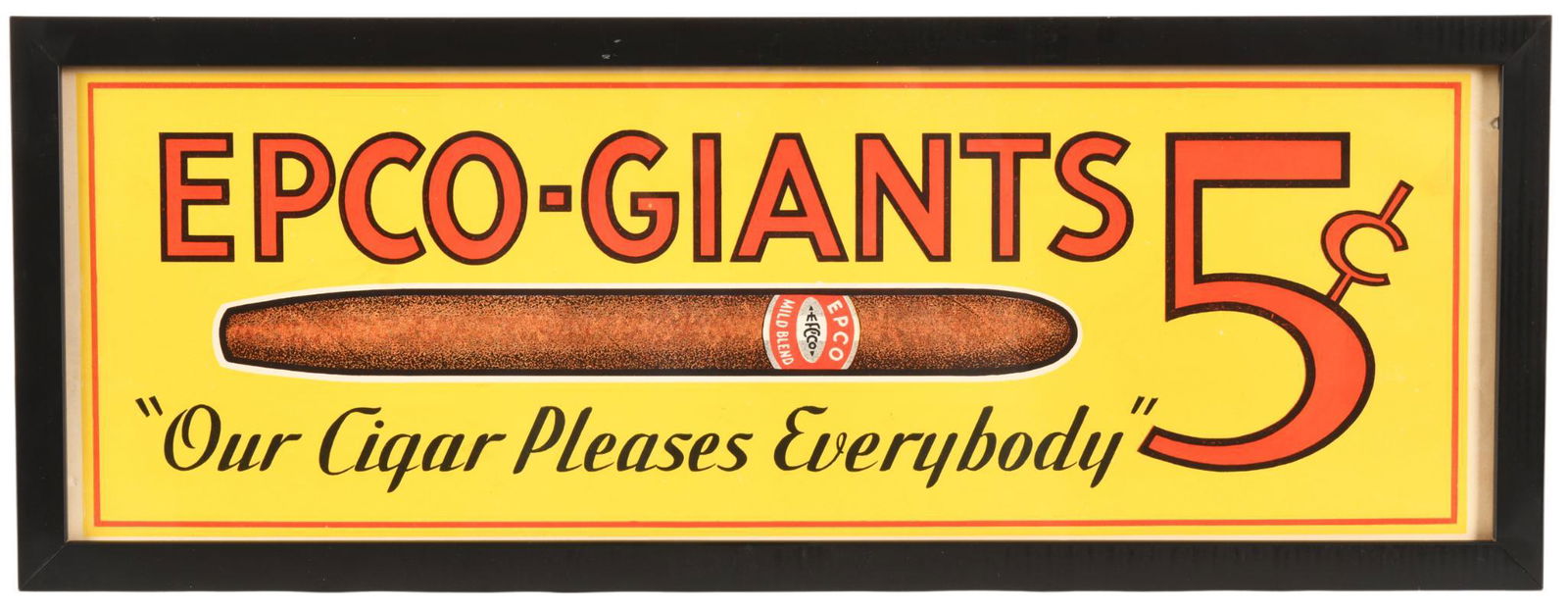 Epco-Giants 5 Cent Cigar Sign (1 of 2)
