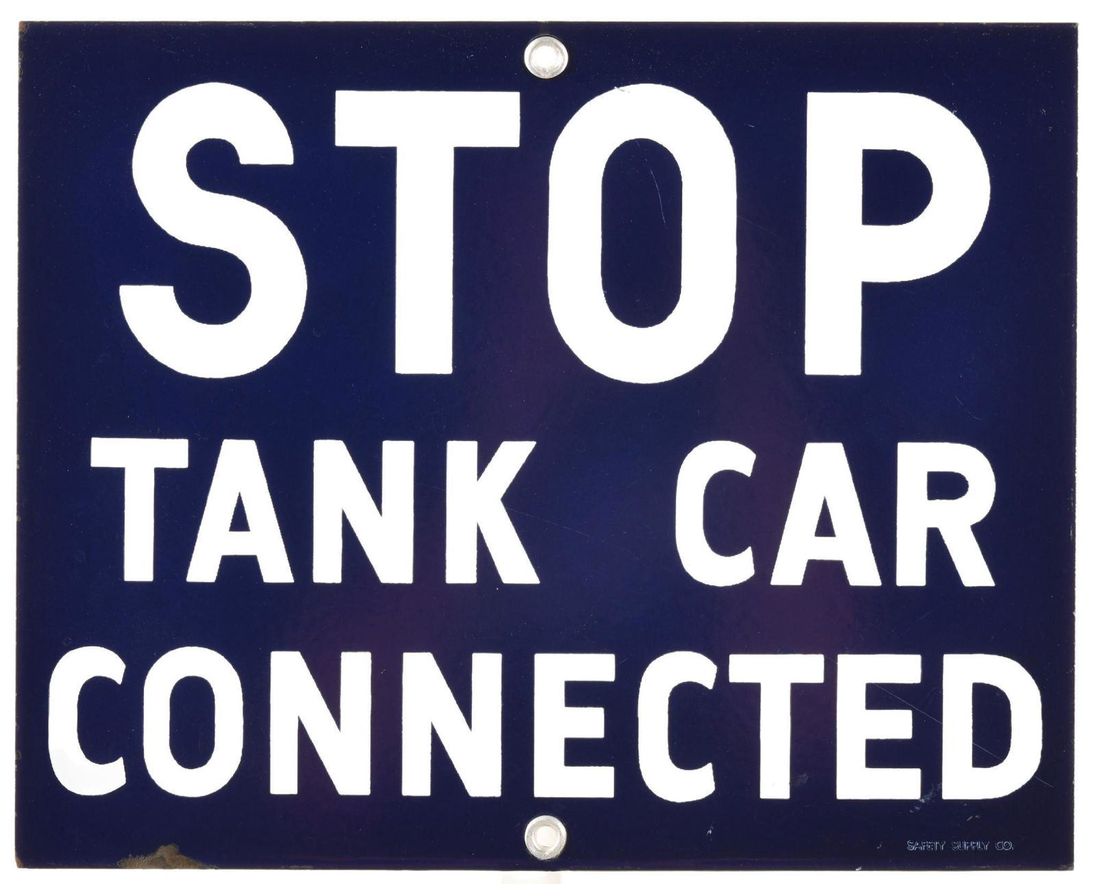 Stop Tank Car Connected Sign (1 of 2)