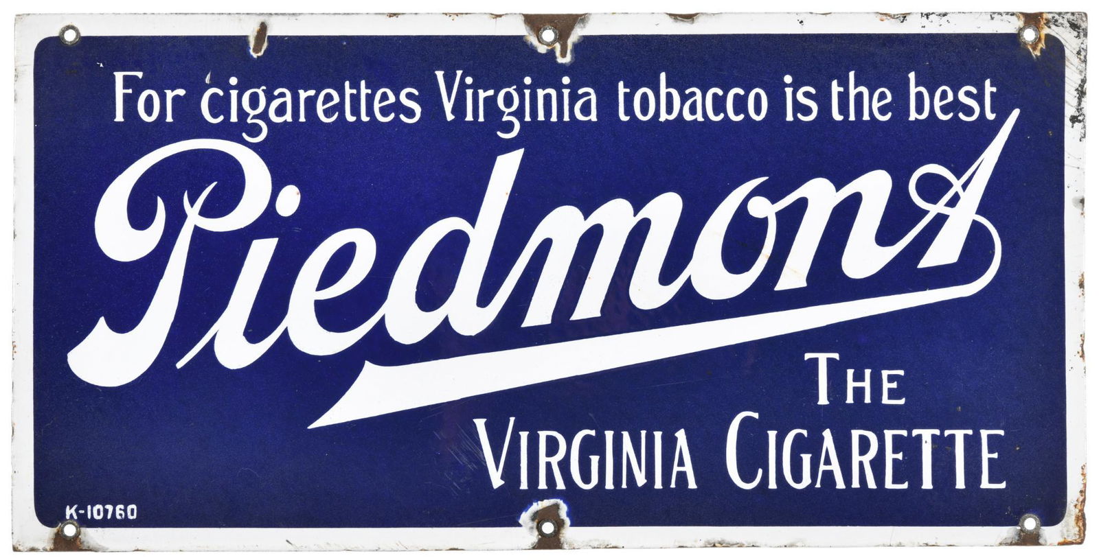 Piedmont Cigarettes Sign (1 of 2)