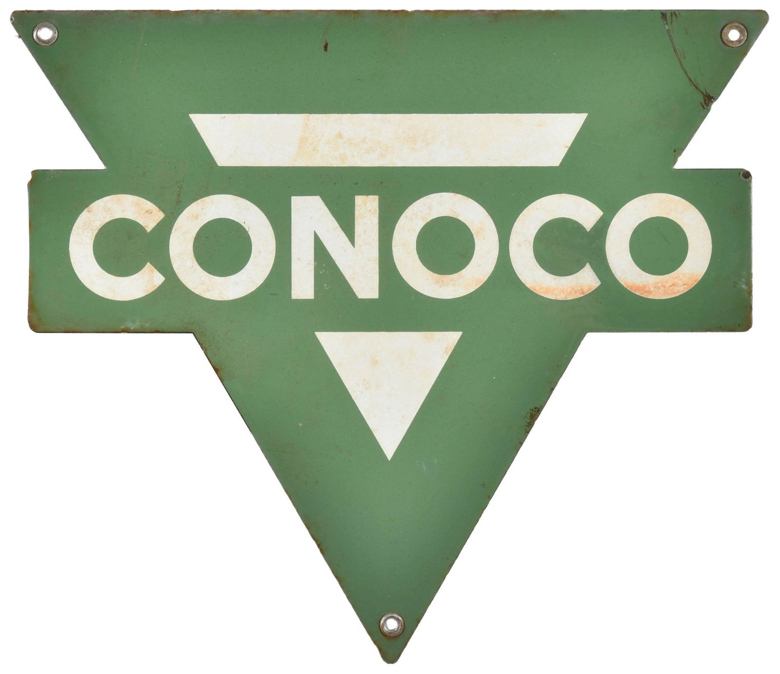 Conoco Diecut Gas Pump Plate (1 of 2)