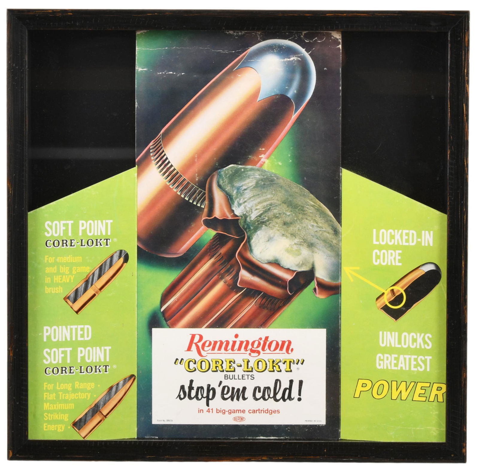 1959 Remington "Core-Lokt" Stop 'em Cold Countertop Display (1 of 1)