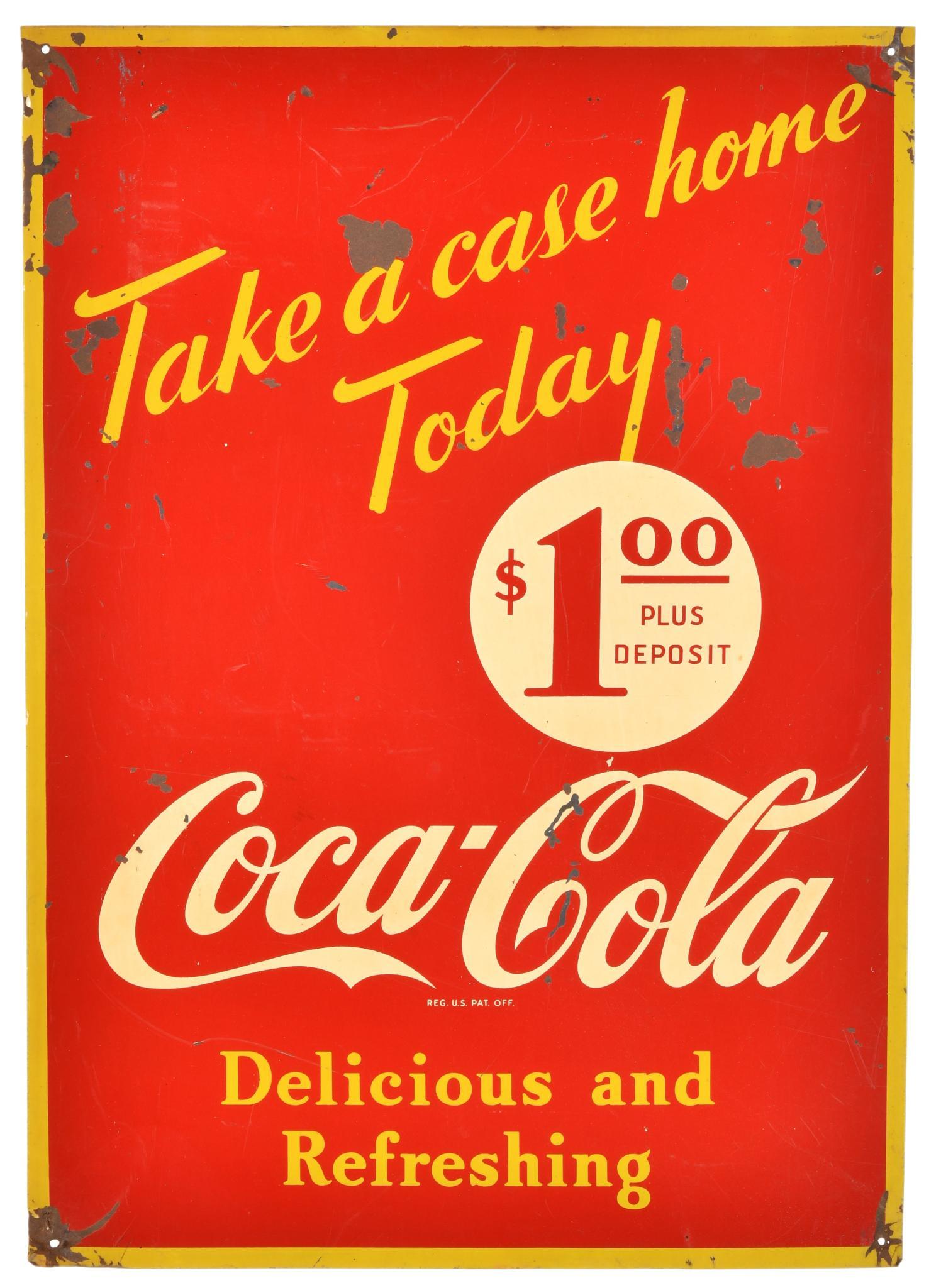 Coca-Cola Take A Case Home Today Vertical Sign (1 of 2)