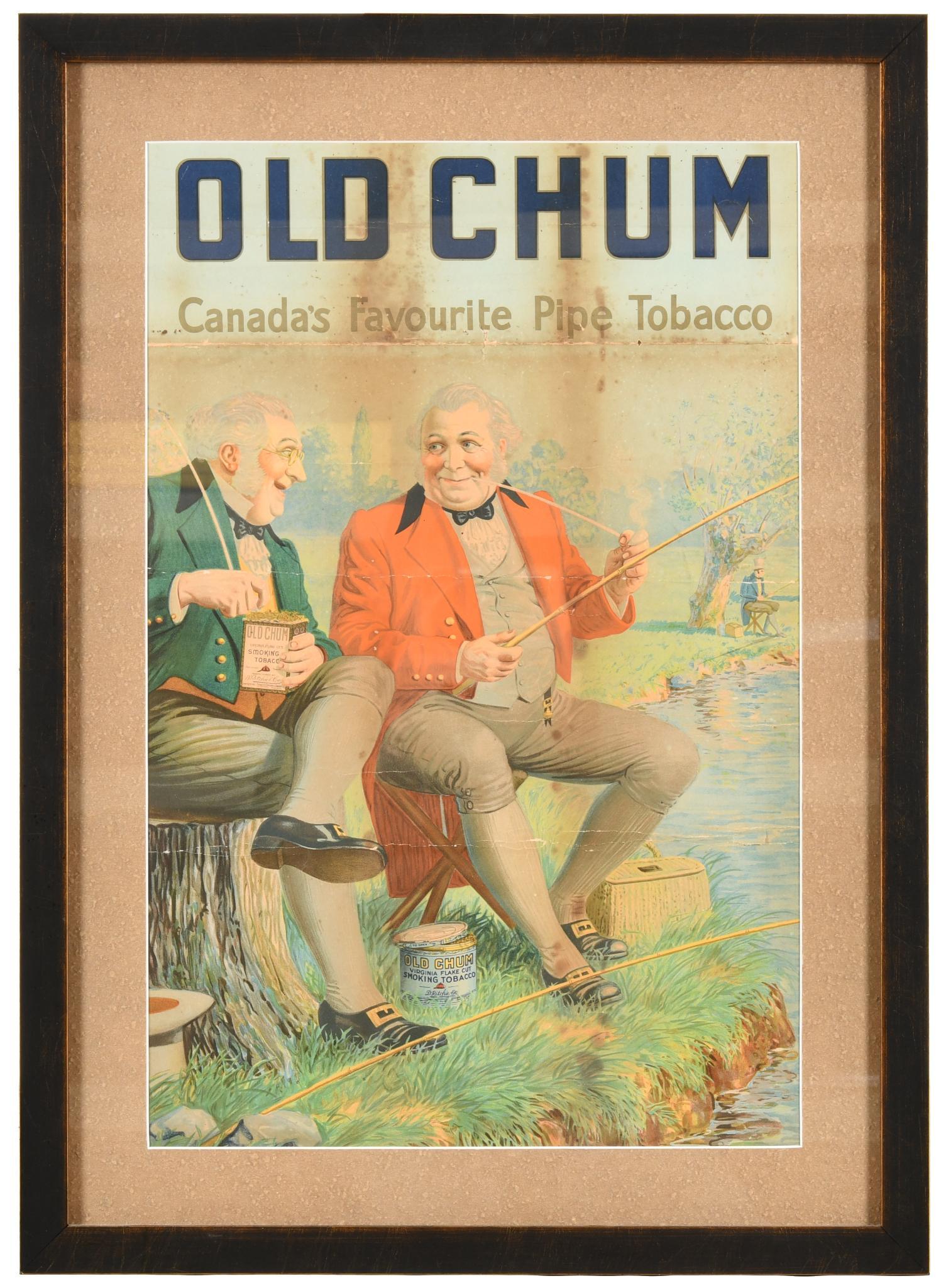 Old Chum  Tobacco Framed Poster (1 of 2)