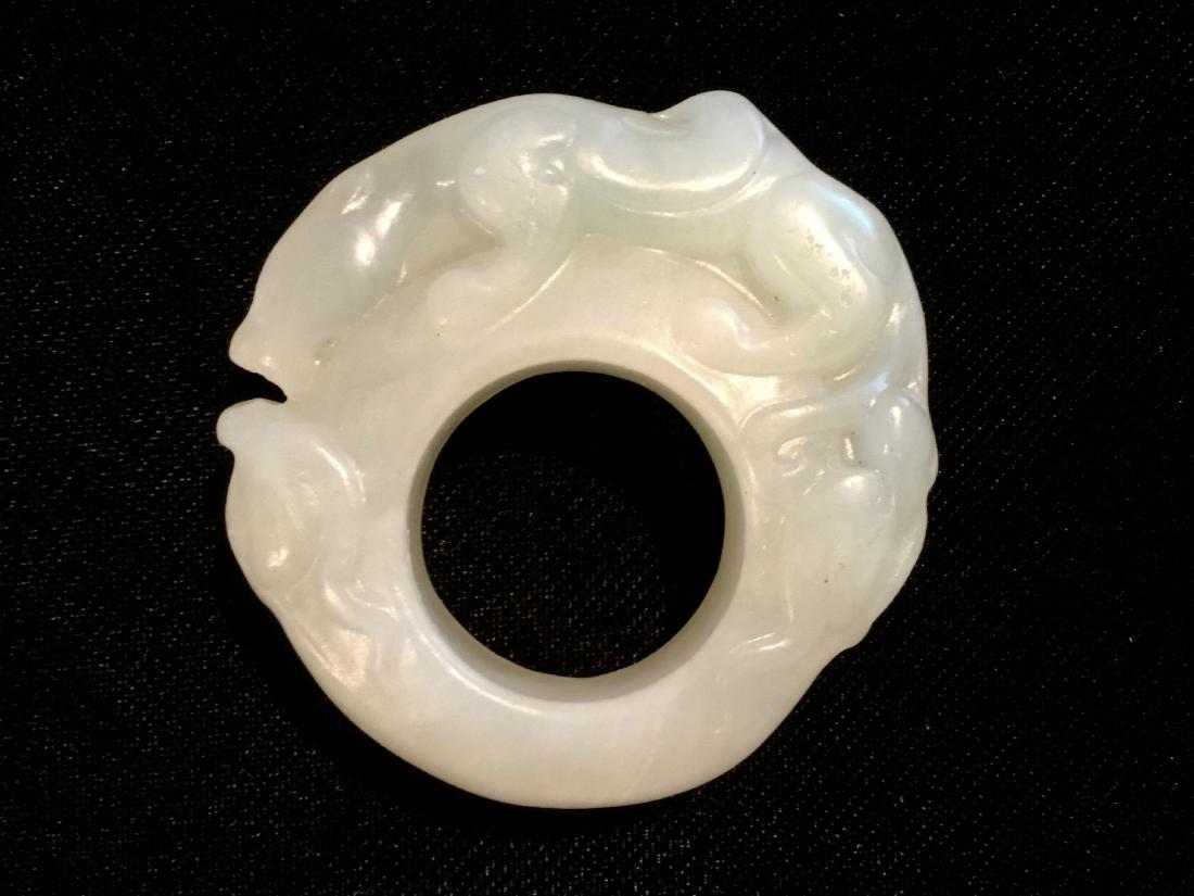 CHINESE WHITE JADE RING (1 of 2)