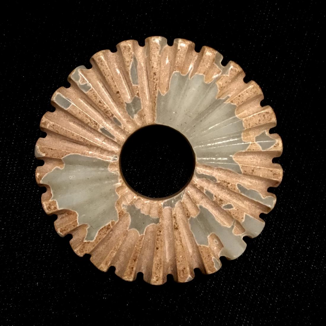 CHINESE JADE CARVED DISC (1 of 3)