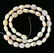 PALE PINK AGATE BEADS STRAND
