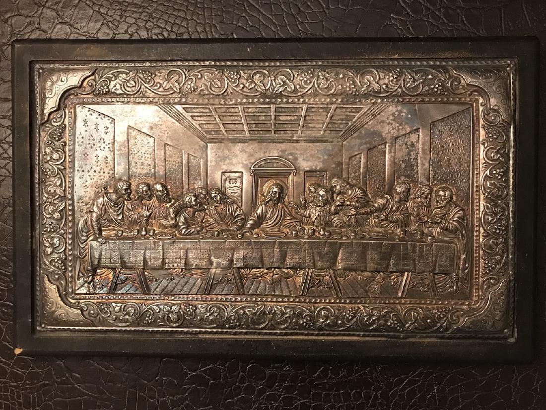 SILVER GREEK ICON  THE LAST SUPPER (1 of 13)