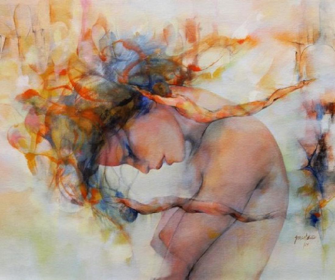 CUBAN PAINTER ERNESTO GARCIA PENA LARGE LITHOGRAPH (1 of 1)