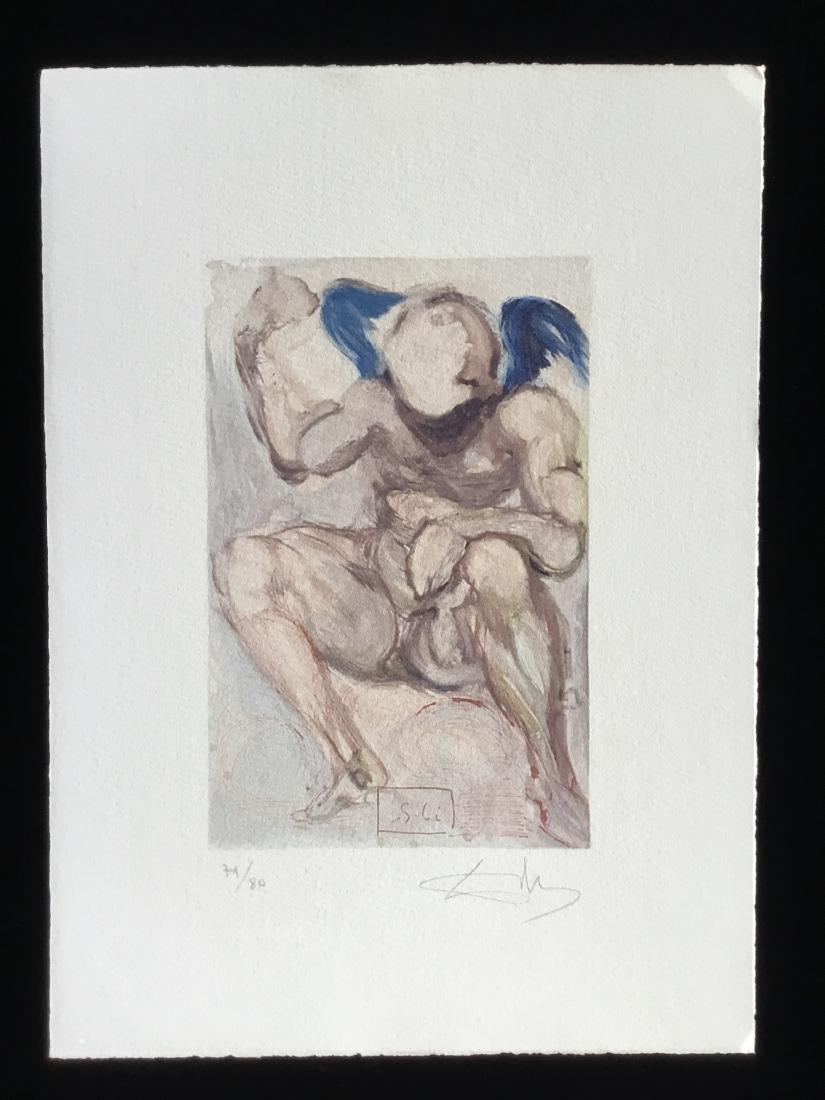 SALVADOR DALI PENCIL SIGNED LITHOGRAPH (1 of 5)