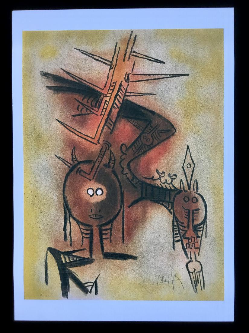 WIFREDO LAM LITHOGRAPH BELLE EPINE (1 of 1)