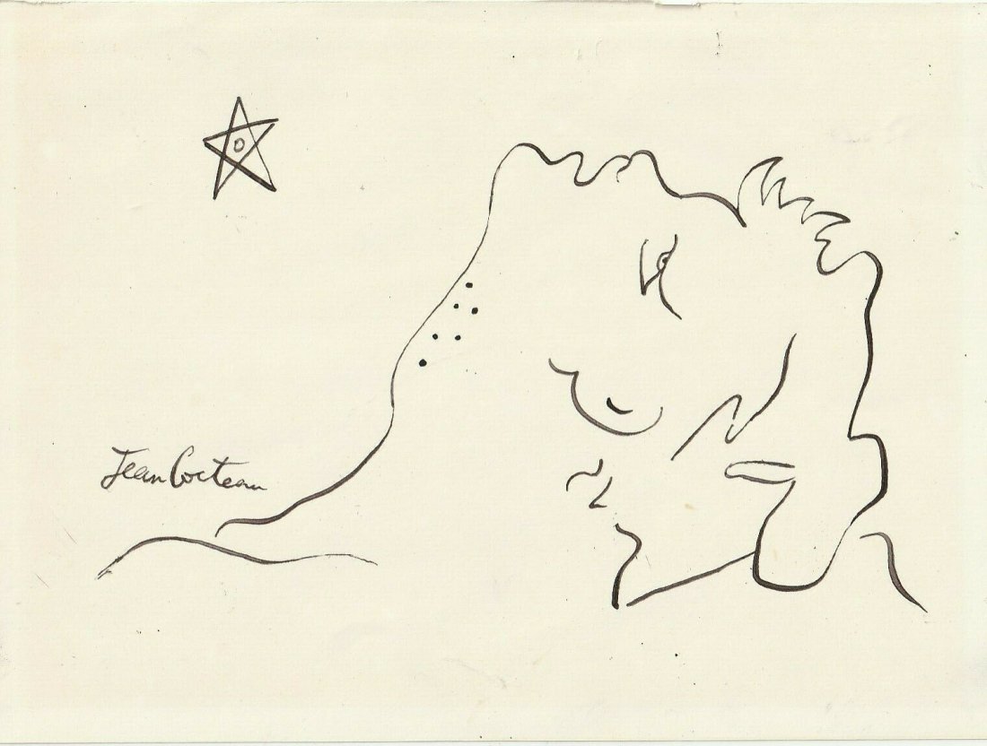 JEAN COCTEAU INK ON PAPER (1 of 1)