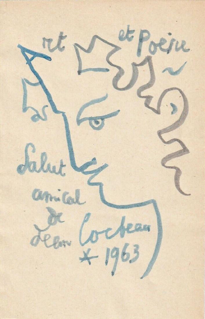 JEAN COCTEAU DRAWING (1 of 1)