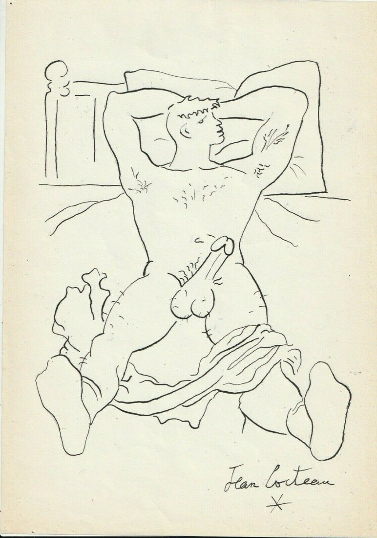 JEAN COCTEAU INK ON PAPER (1 of 1)