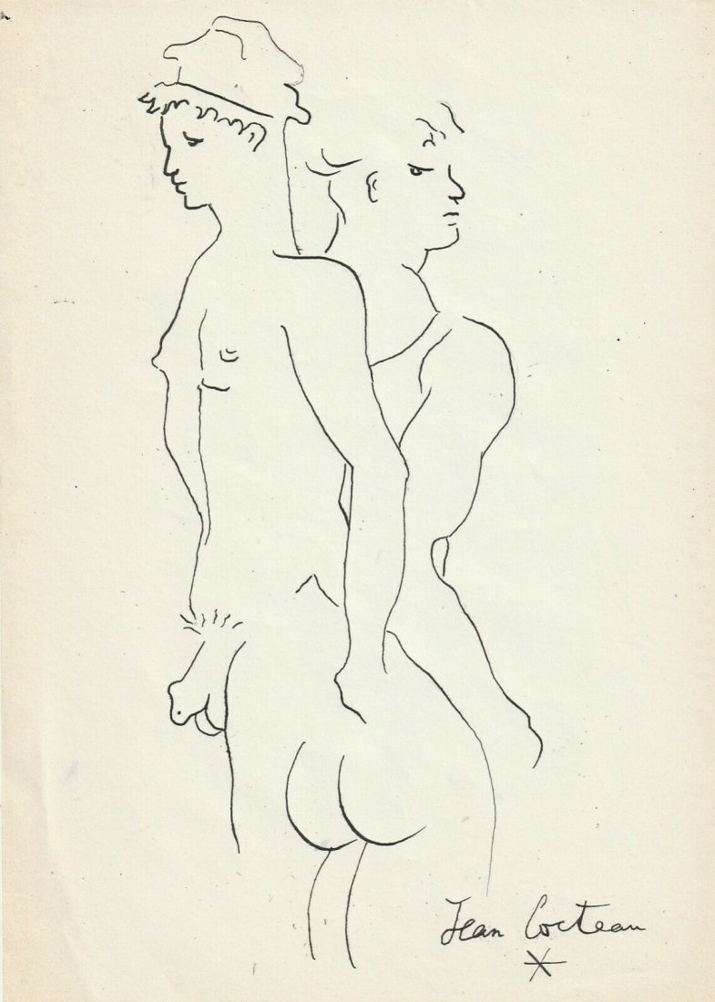 JEAN COCTEAU INK ON PAPER (1 of 1)