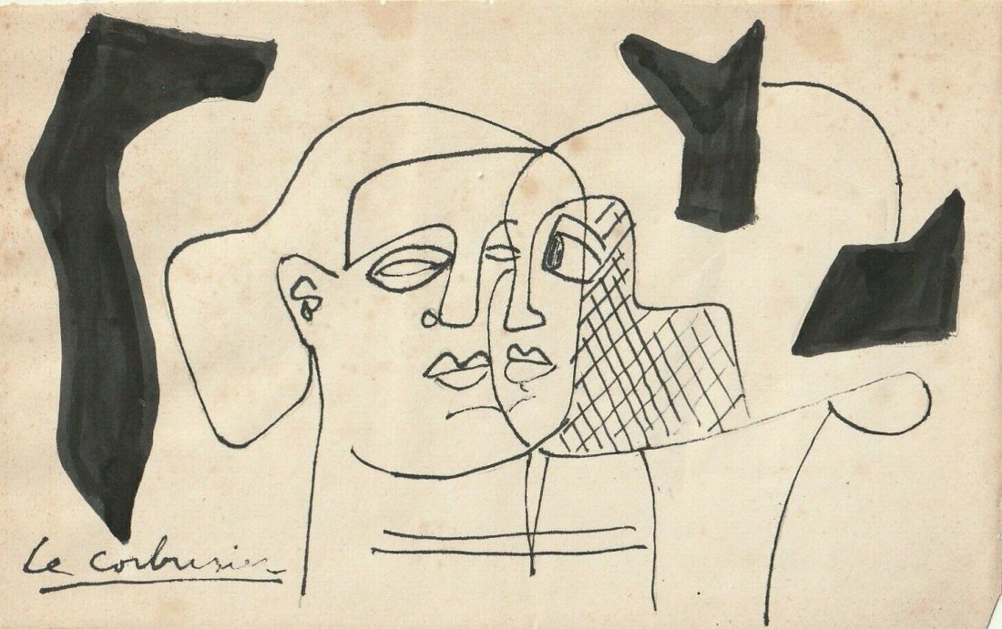 LE CORBUSIER INK ON PAPER (1 of 1)