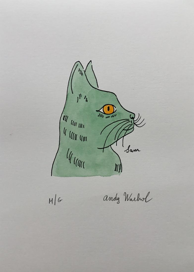 ANDY WARHOL WATERCOLOR (1 of 3)