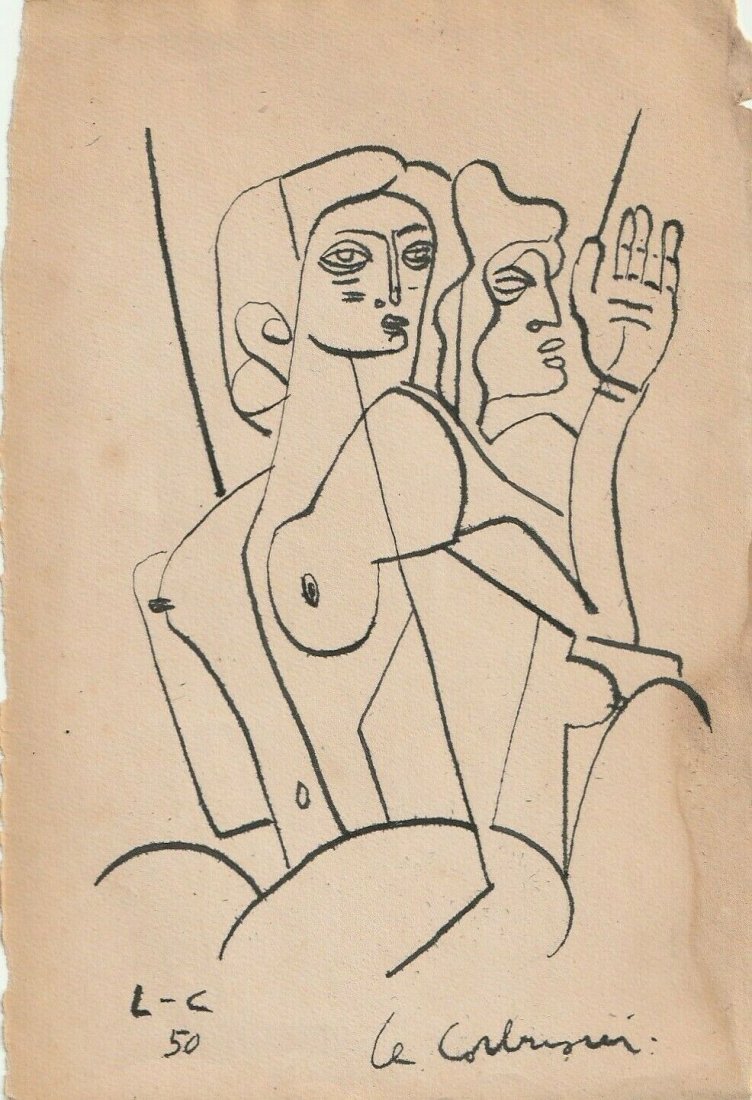 LE CORBUSIER INK ON PAPER (1 of 1)
