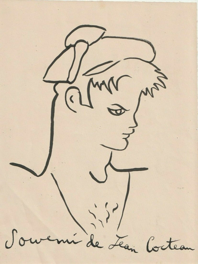 JEAN COCTEAU INK ON PAPER (1 of 2)